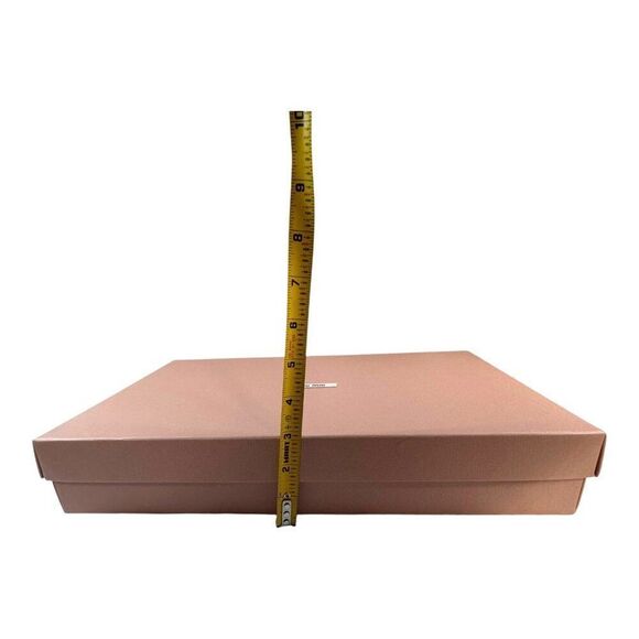 Miu Miu Designer Cloths Box Scarf Blanket Purse Gift 16x10x3 Pink  Empty Flat - Picture 6 of 10